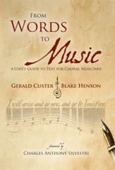 From Words to Music book cover